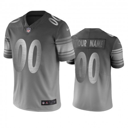 Tröjor Pittsburgh Steelers Silver Custom grå City Edition Vapor Limited - Män Tröjor Pittsburgh Steelers Silver Custom grå City Edition Vapor Limited - Män